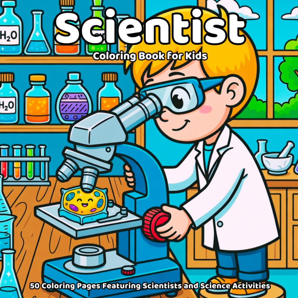 capítulo por capítulo baixar Scientist Coloring Book: 50 Coloring Pages Featuring Scientists and Science Activities