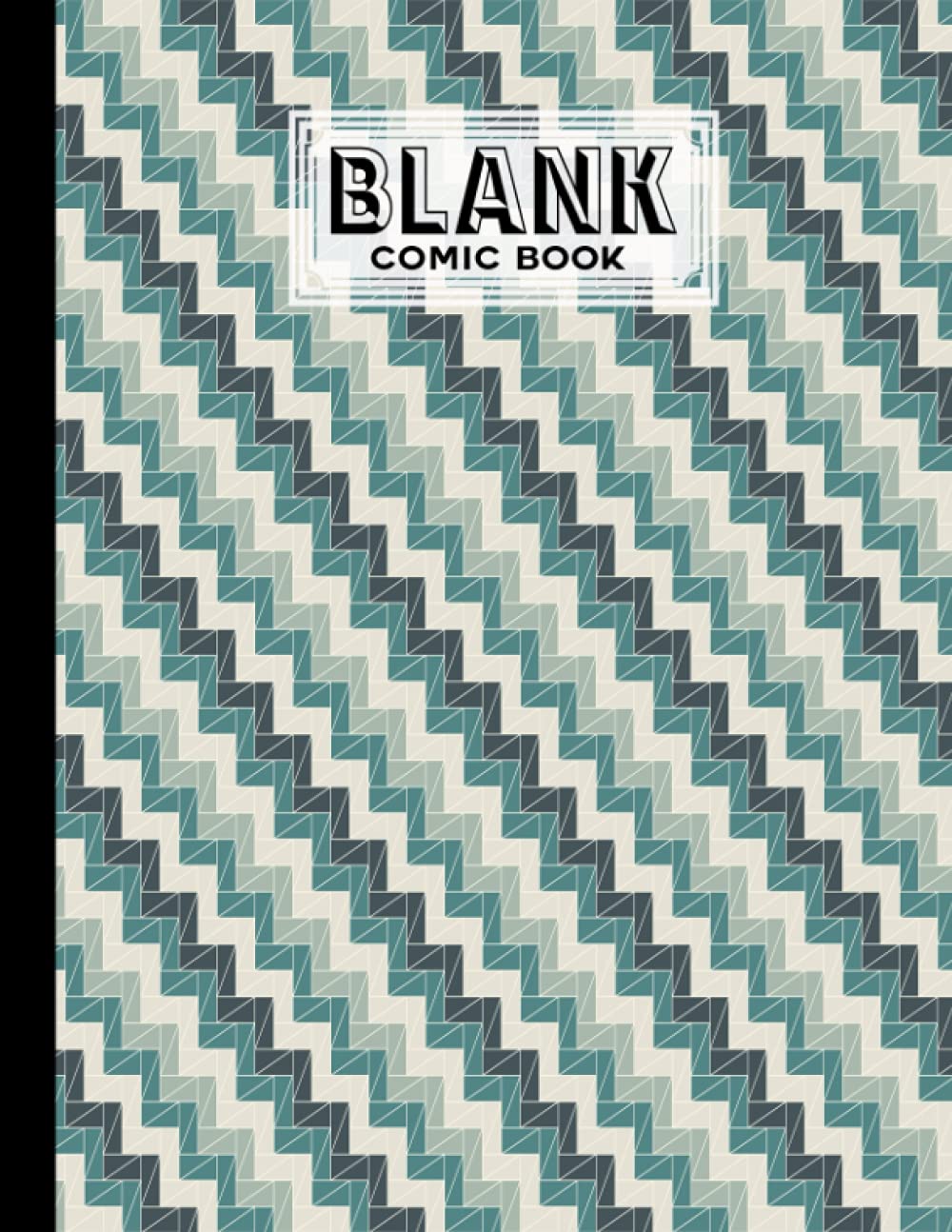 Blank Comic Book: Rectangles Cover, Draw Your Own Comics - 120 Pages of Fun and Unique Templates - A Large 8.5" x 11" Notebook by Marlies Bach baixar livro de graça