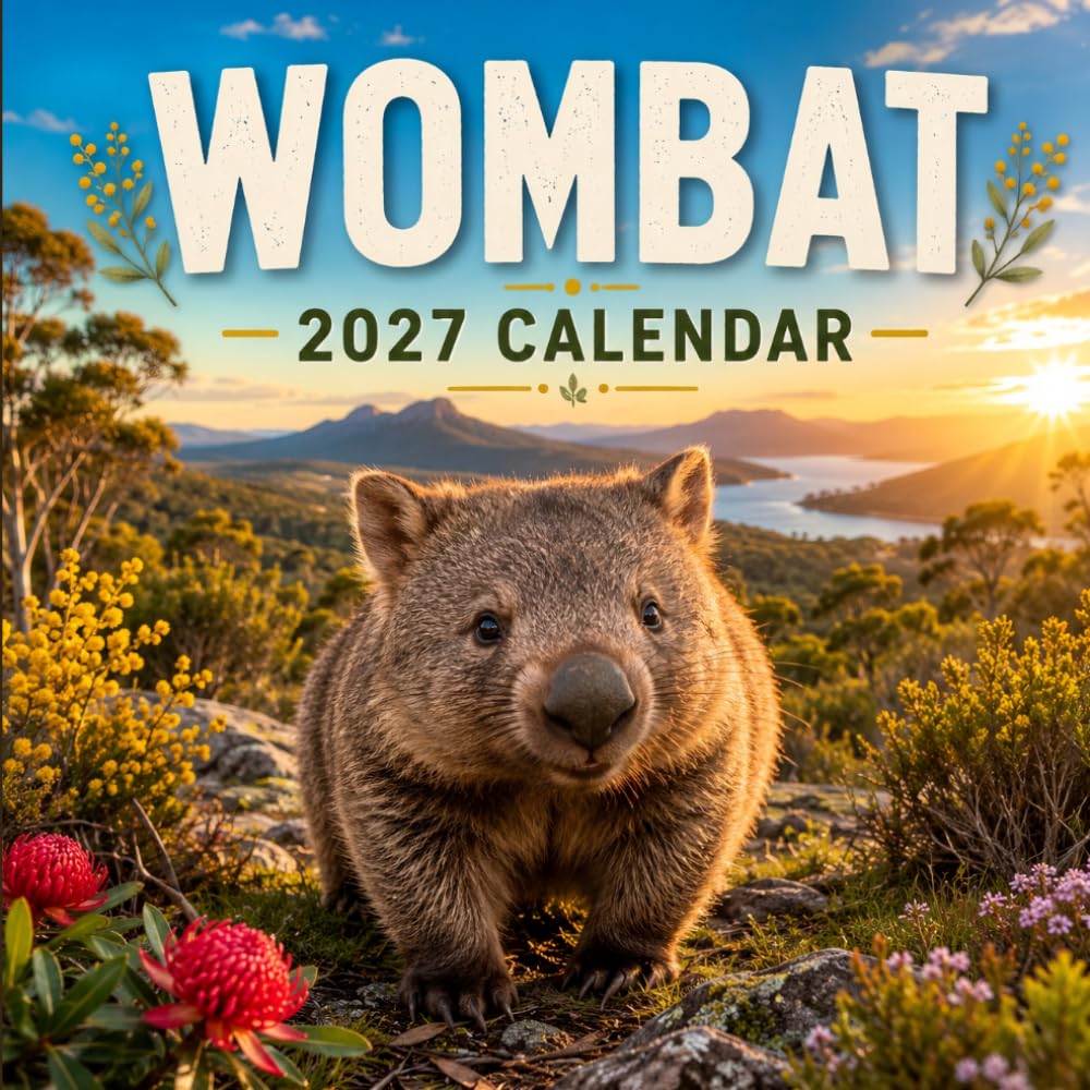 capítulo por capítulo baixar Wombat Calendar 2027: Adorable Australian Wildlife and Native Nature