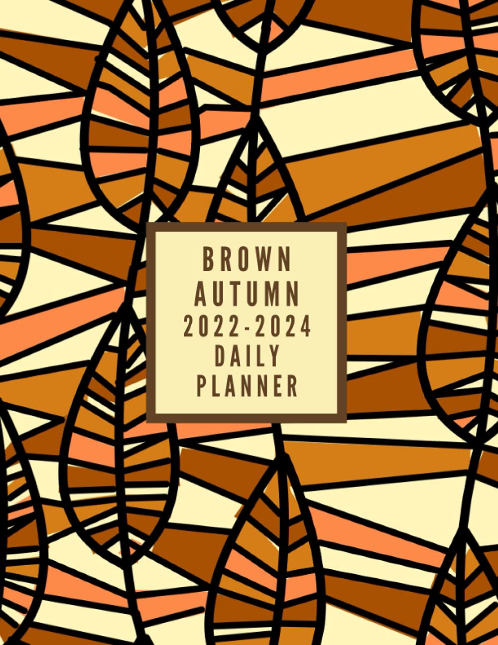 capítulo por capítulo baixar 2022-2024 Brown Autumn Daily Planner: The Brown Autumn Design with 3 years plans and 24 months Spreads 8.5 x 11 in