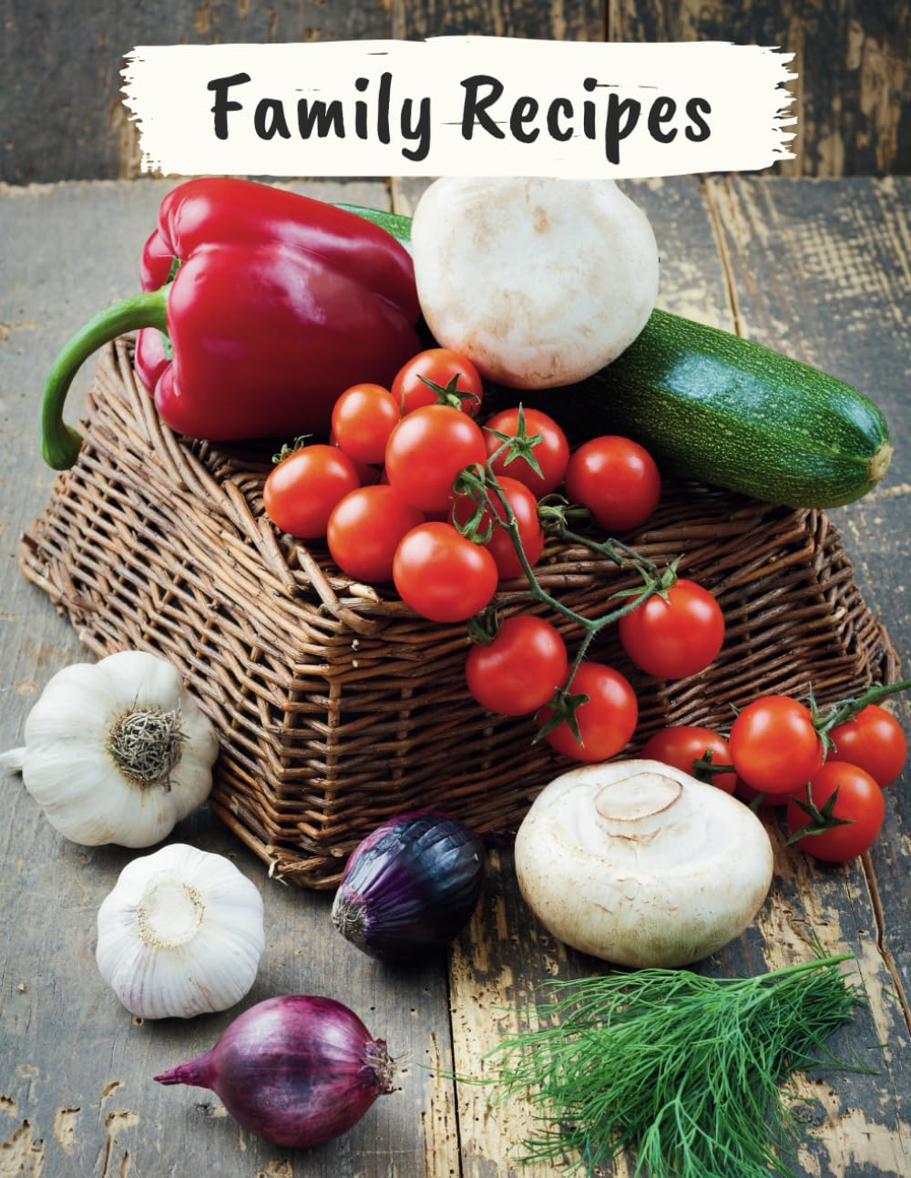 Family Recipes: 8.5x11" Family Recipe Book to Write in Your Own Culinary Creations. Includes 110 Recipe Pages. baixar livro de graça