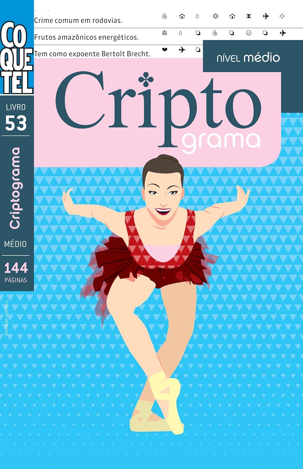 ler totalmente Criptograma - Nível médio - Livro 53