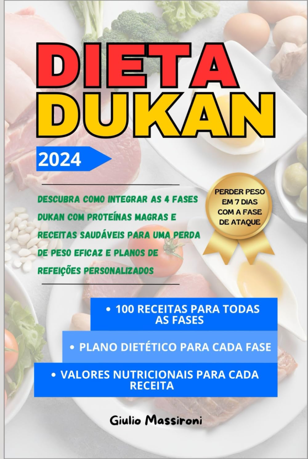 ler totalmente Dieta Dukan: Descubra como Integrar as 4 Fases Dukan com Proteínas Magras e Receitas Saudáveis para uma Perda de Peso Eficaz e Planos de Refeições Personalizados (Portuguese Edition)