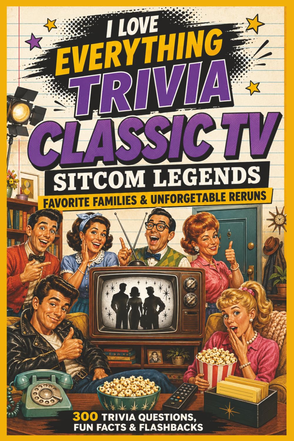 I Love Everything Trivia: Classic TV Sitcom Legends: Classic TV Trivia for Seniors, Older Adults and Sitcom Fans — A Nostalgic Game Night Book,... Gift for Families, Parents and Grandparents baixar o livro de graça