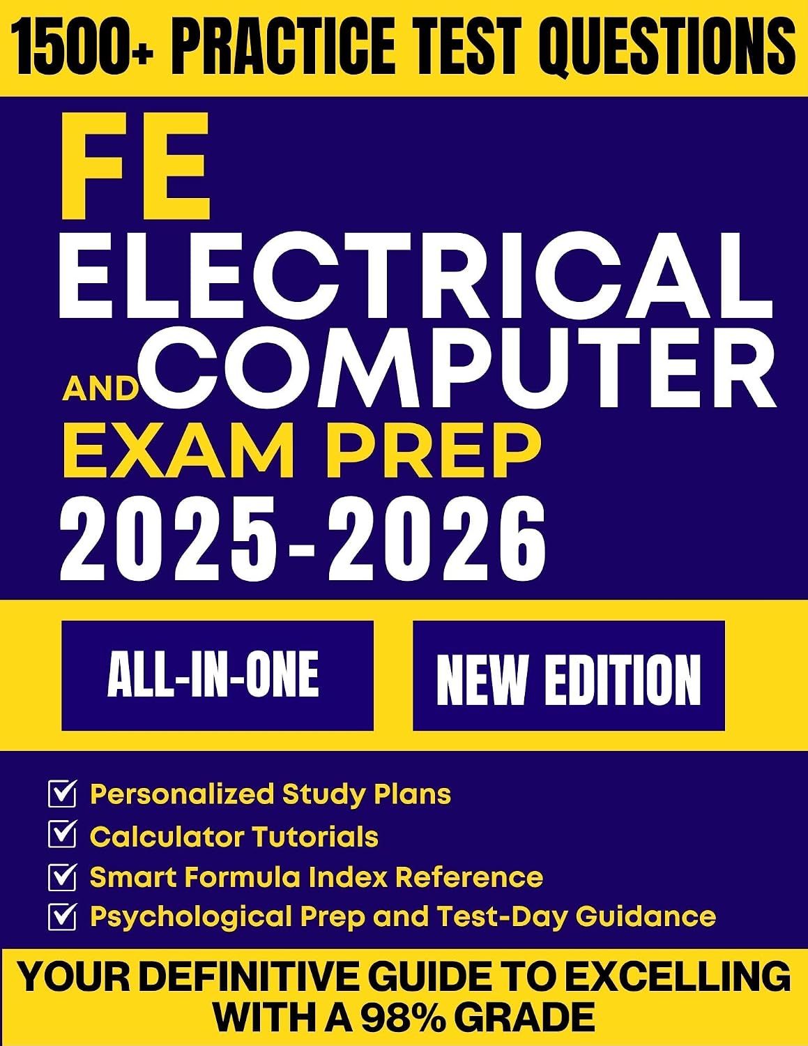 ler totalmente FE ELECTRICAL AND COMPUTER EXAM PREP 2025-2026: The Ultimate Study Guide Featuring 1500+ Practice Problems, In-Depth Reviews, Detailed Solutions and 9 Comprehensive Full-Length Tests (English Edition)