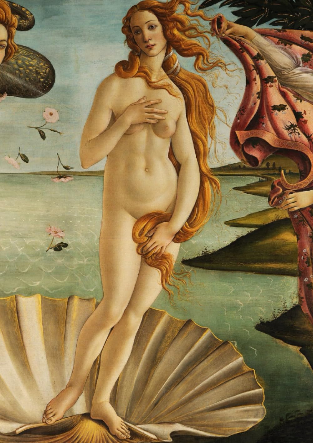 ler totalmente La nascita di Venere, Botticelli, Quadernone a righe 5mm 90 pagine (45 fogli), formato A4 21,0 cm x 29,7 cm (Italian Edition)