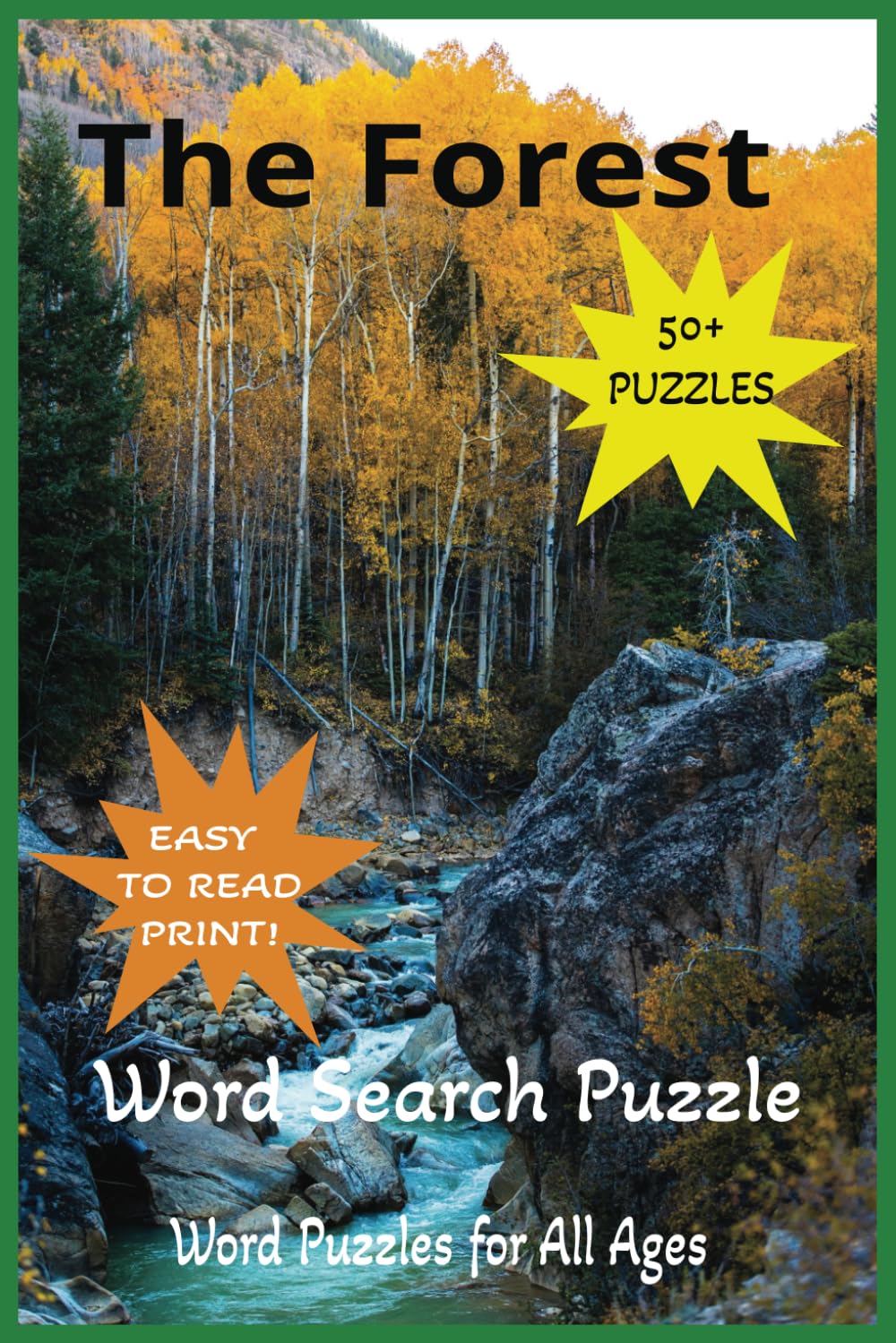 ler totalmente The Forest Word Search Puzzle Book: Forest Word Search Puzzles, Trees, Plants & Forest Life Word Puzzles, 6x9, 50+ Puzzles, 110 Pages! For All Ages!