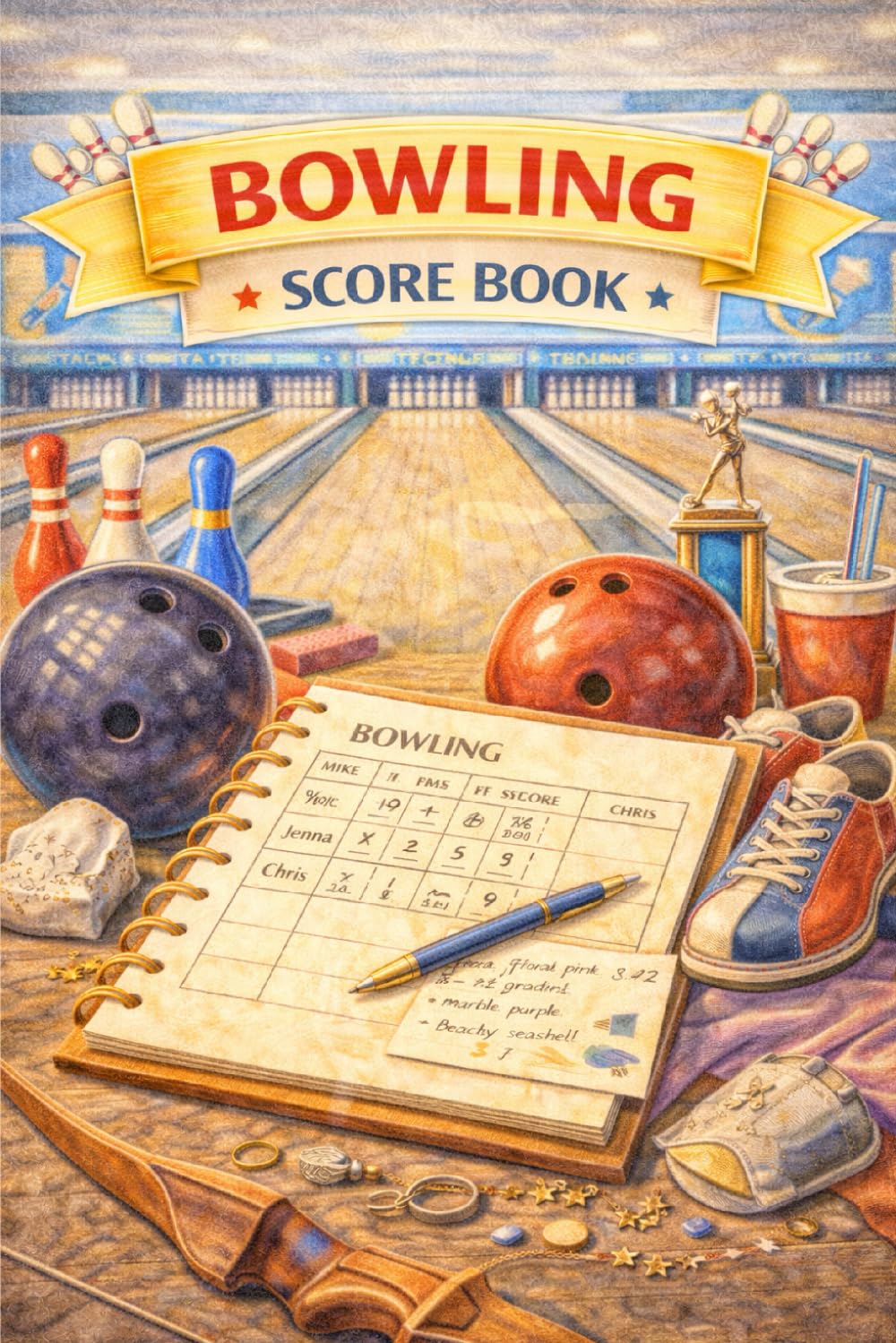 capítulo por capítulo baixar Bowling Score Book: League and Practice Score Tracker for Recording Frames, Games, Averages, and Bowling Performance