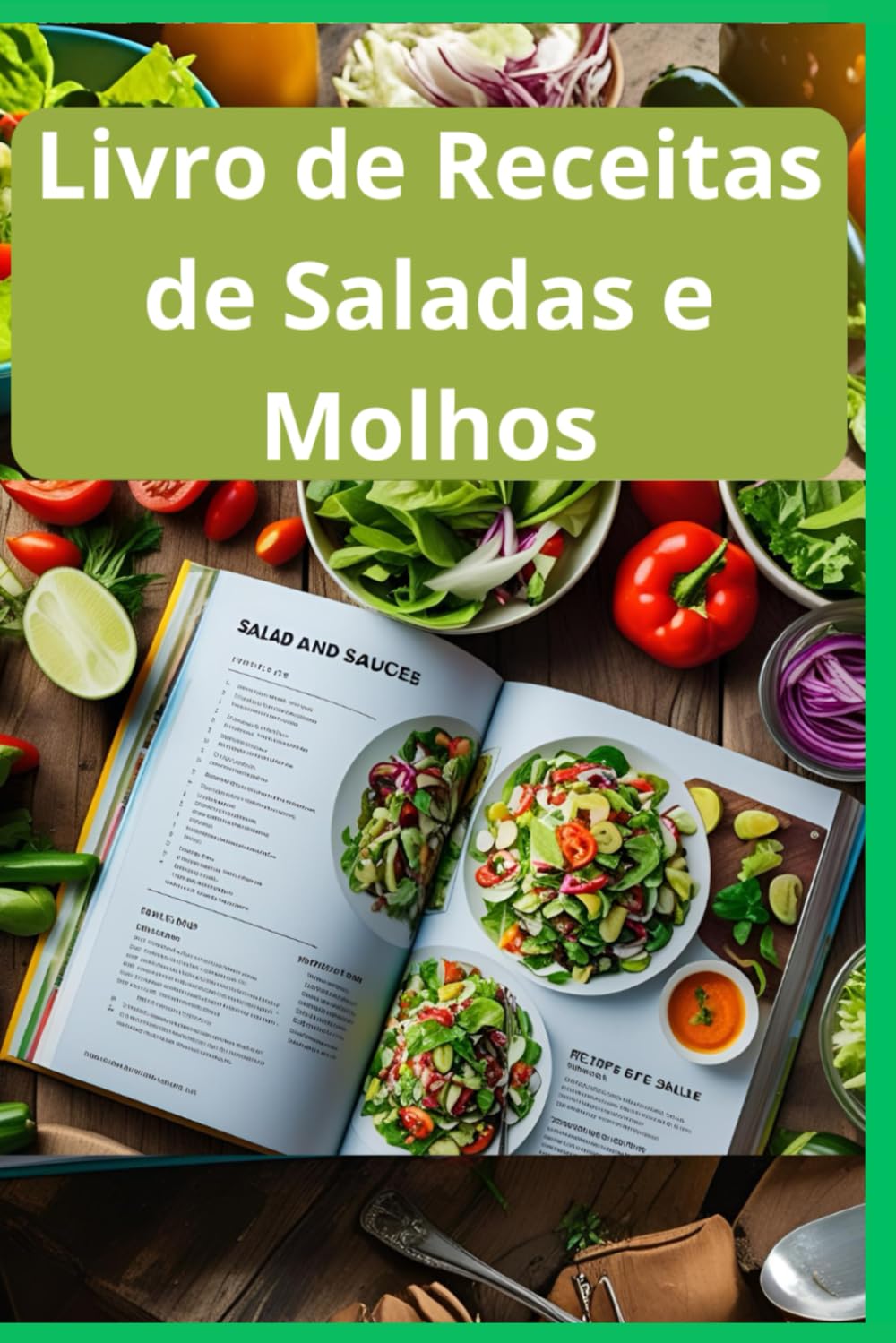 Livro de Receitas de Saladas e Molhos: As Melhores Receitas de Saladas e Molhos: São Mais de 300 Receitas de Saladas e Molhos Para Você Fazer Em Casa (Portuguese Edition) baixar livro de graça