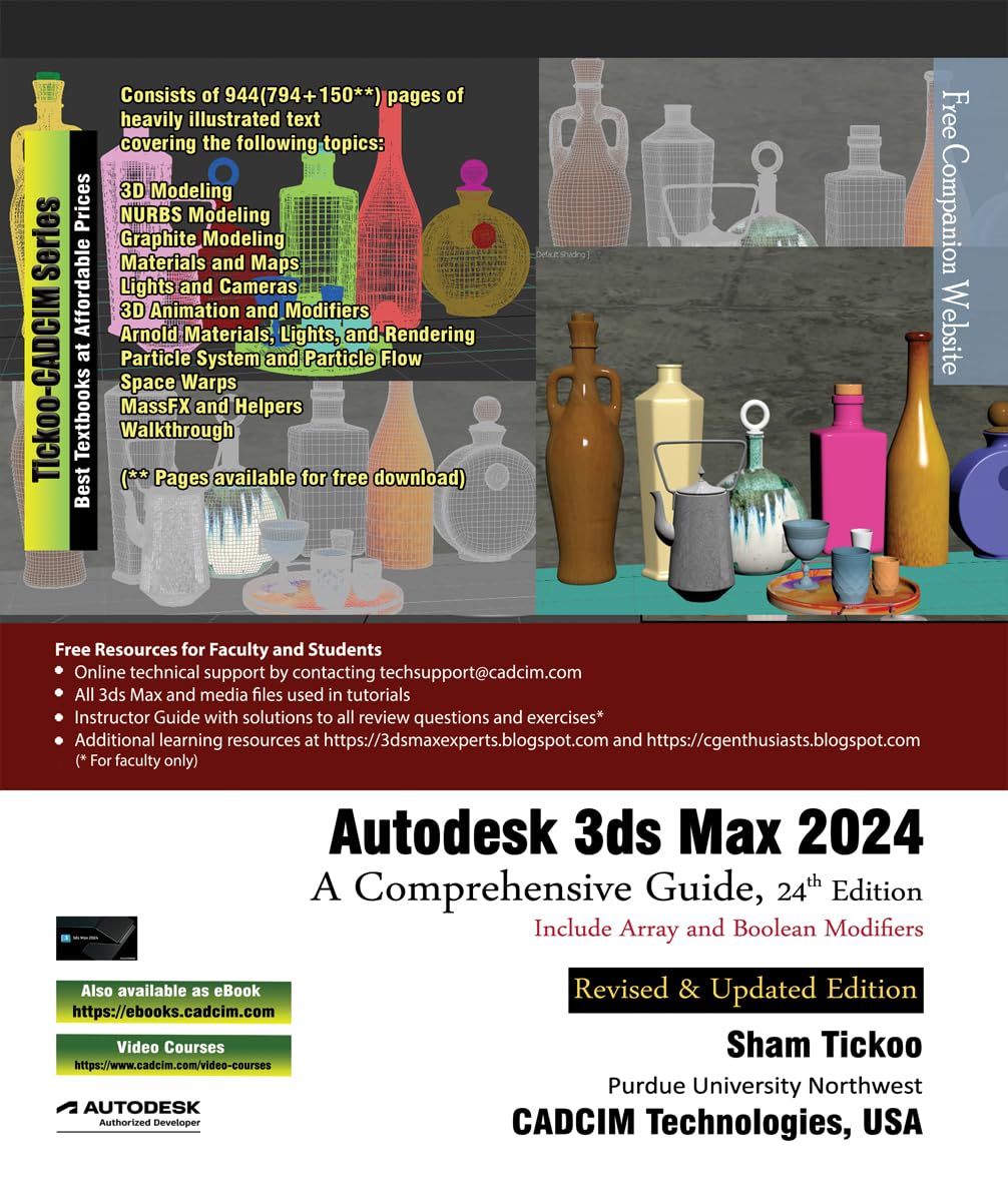 Autodesk 3ds Max 2024: A Comprehensive Guide, 24th Edition (English Edition) baixar o livro de graça