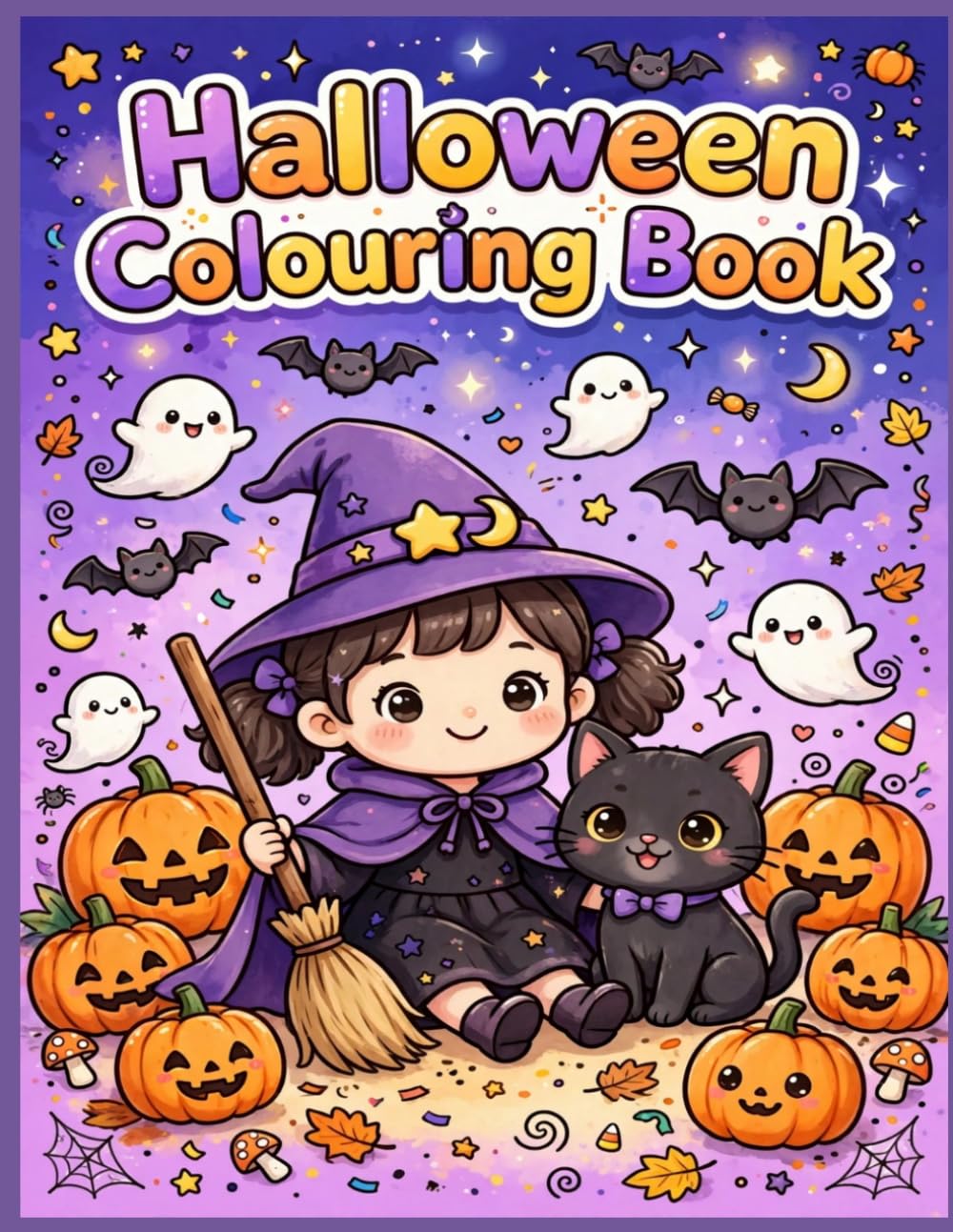 ler totalmente Halloween Colouring Book For Kids Ages 3-5