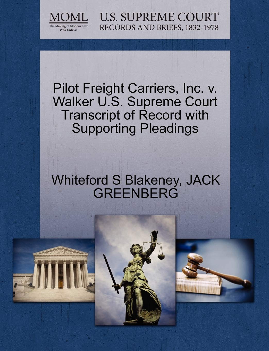 capítulo por capítulo baixar Pilot Freight Carriers, Inc. v. Walker U.S. Supreme Court Transcript of Record with Supporting Pleadings