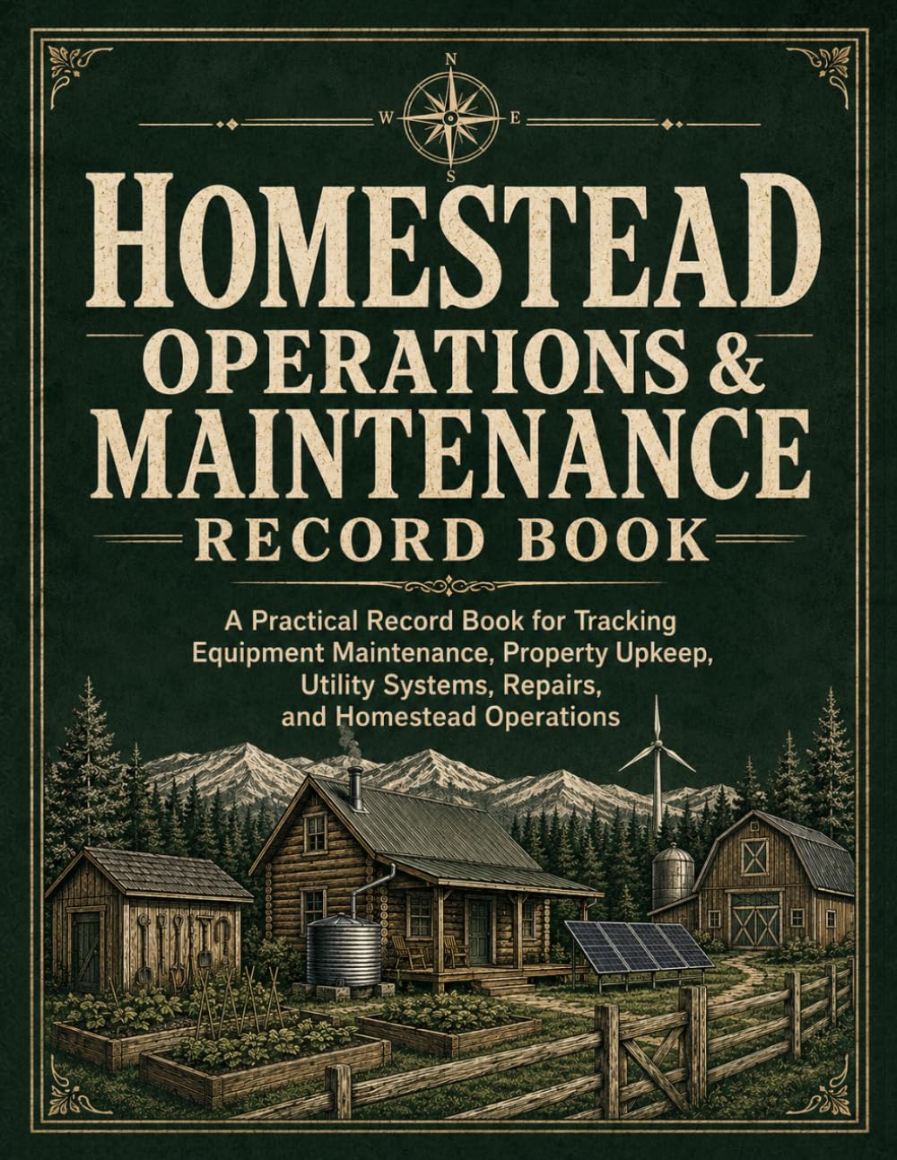 Homestead Operations & Maintenance Record Book: A Practical Record Book for Tracking Equipment Maintenance, Property Upkeep, Utility Systems, Repairs, and Homestead Operations baixar livro de graça