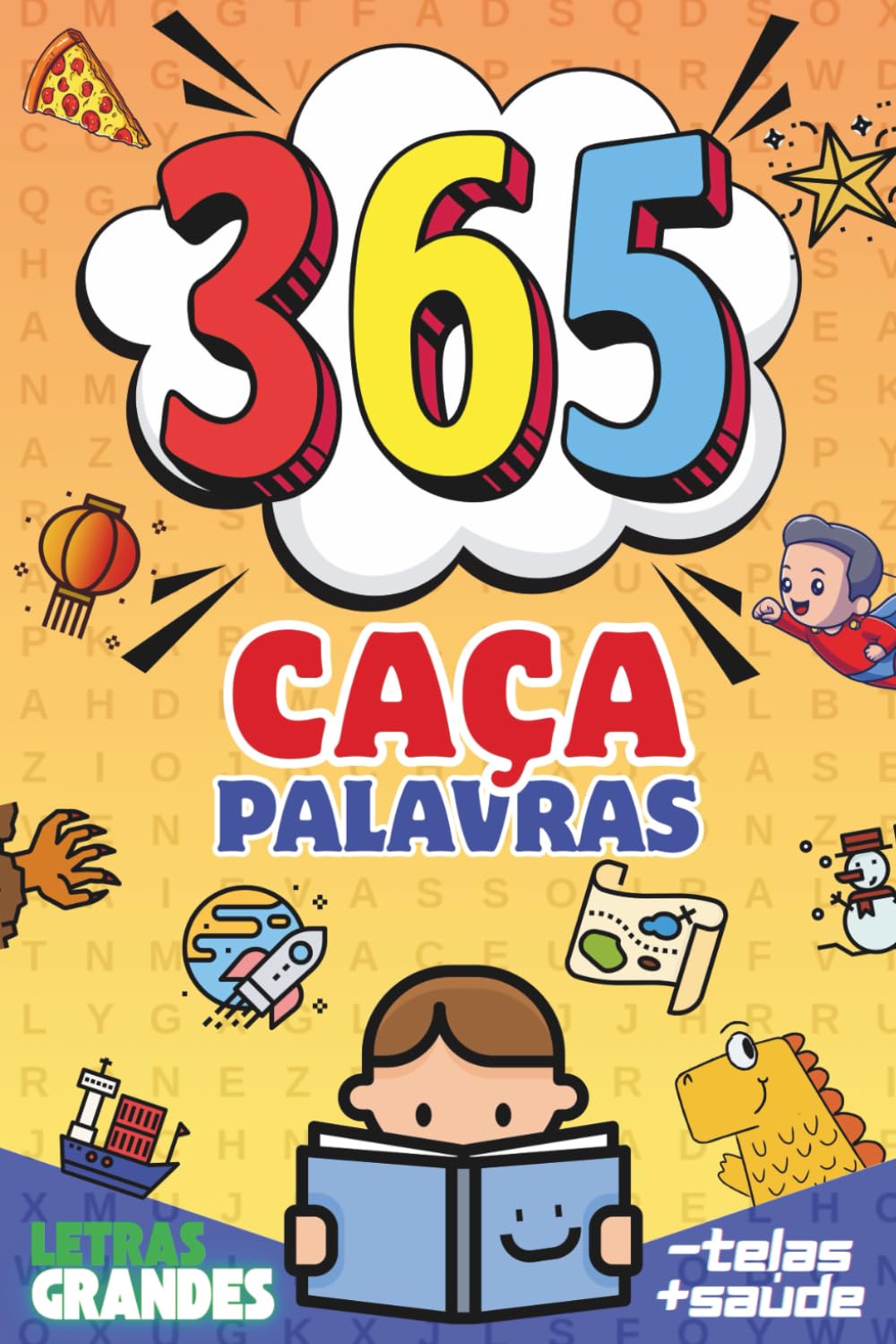 ler totalmente 365 Caça-Palavras e Curiosidades: Jogos diários para quebrar a cabeça, fugir das telas e se divertir aprendendo! (Portuguese Edition)