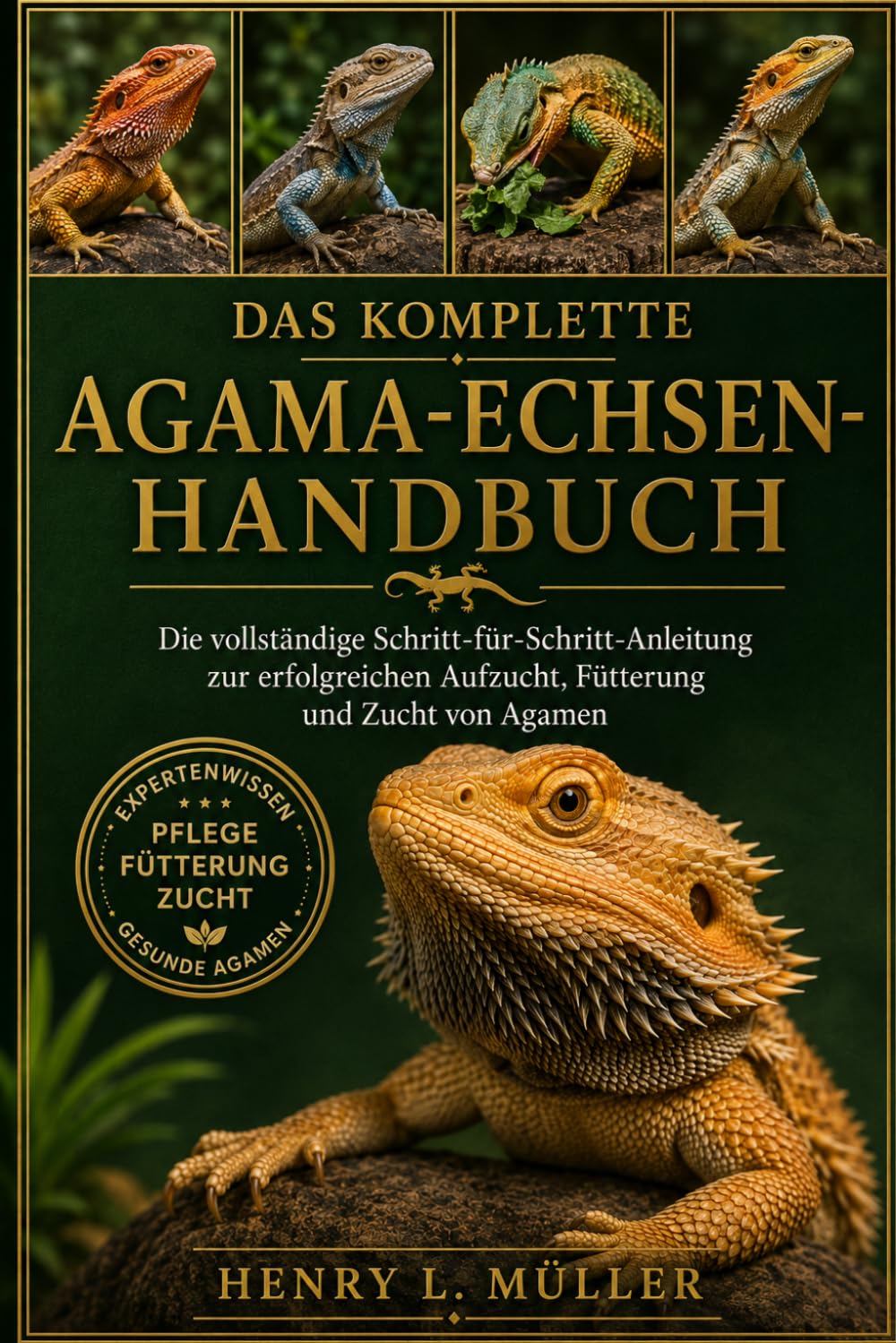 Das Komplette Agama-Echsen-Handbuch: Die vollständige Schritt-für-Schritt-Anleitung zur erfolgreichen Aufzucht, Fütterung und Zucht von Agamen" baixar livro de graça