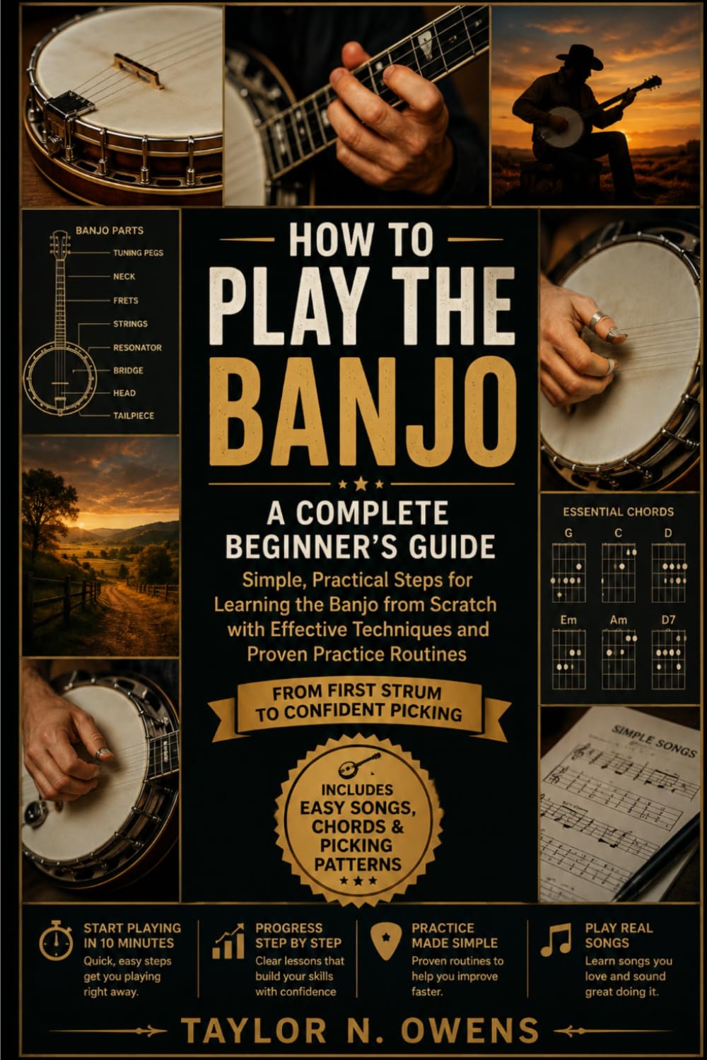 HOW TO PLAY THE BANJO: A Complete Beginner's Guide: Simple, Practical Steps for Learning the Banjo from Scratch with Effective Techniques and Proven Practice Routines baixar o livro de graça