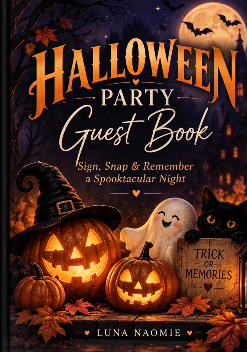 ler totalmente Halloween Party Guest Book: Sign, Snap & Remember a Spooktacular Night
