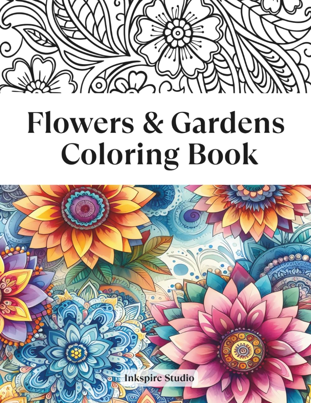 capítulo por capítulo baixar Flowers & Gardens Coloring Book: Beautiful and relaxing Floral and Garden Patterns | Coloring Book for Adults and Seniors | An Ideal Gift for... Nature Collection for Adults and Seniors)