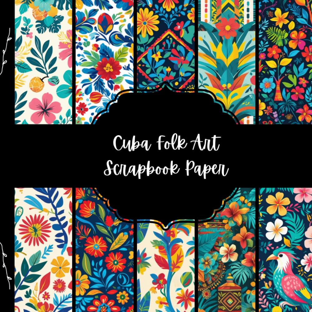 capítulo por capítulo baixar Cuba Folk Art Scrapbook Paper, North America Junk Journal Paper, Travel Decorative Paper, DIY Projects, Origami, Collage Sheets, Decoupage Paper, 10 Designs, Double Sided