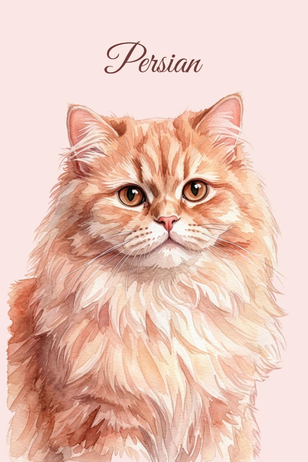 capítulo por capítulo baixar Lined Notebook 6x9: Persian Cat Notebook for Studying, Work, Note Taking | Cute Watercolor Cat Portrait Journal for School, College, University | Feline Lover Gift for Women, Men, Teens (Cat breeds)