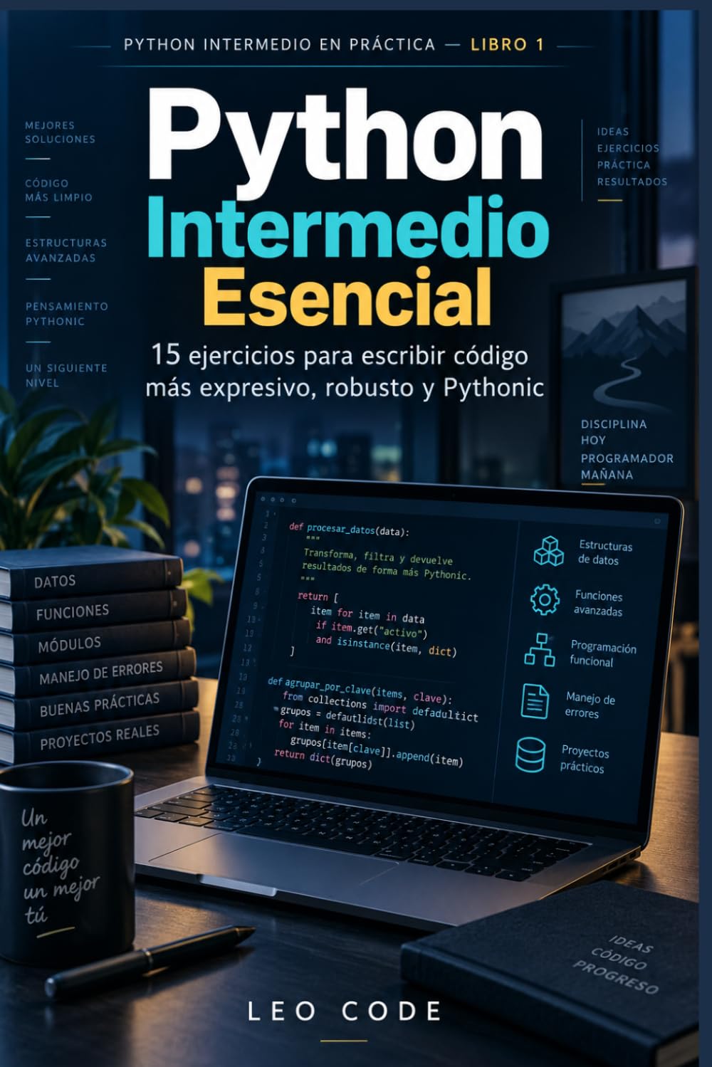 Python Intermedio Esencial -LIBRO 1-: 15 ejercicios para escribir código más expresivo, robusto y Pythonic (Python Intermedio en Práctica) (Spanish Edition) baixar livro de graça