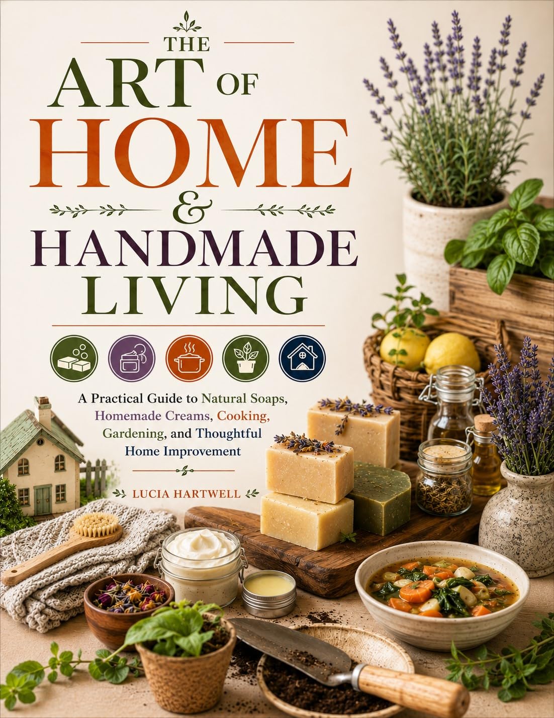 ler totalmente The Art of Home & Handmade Living: A Practical Guide to Natural Soaps, Homemade Creams, Cooking, Gardening, and Thoughtful Home Improvement (The Natural Artisan Series) (English Edition)