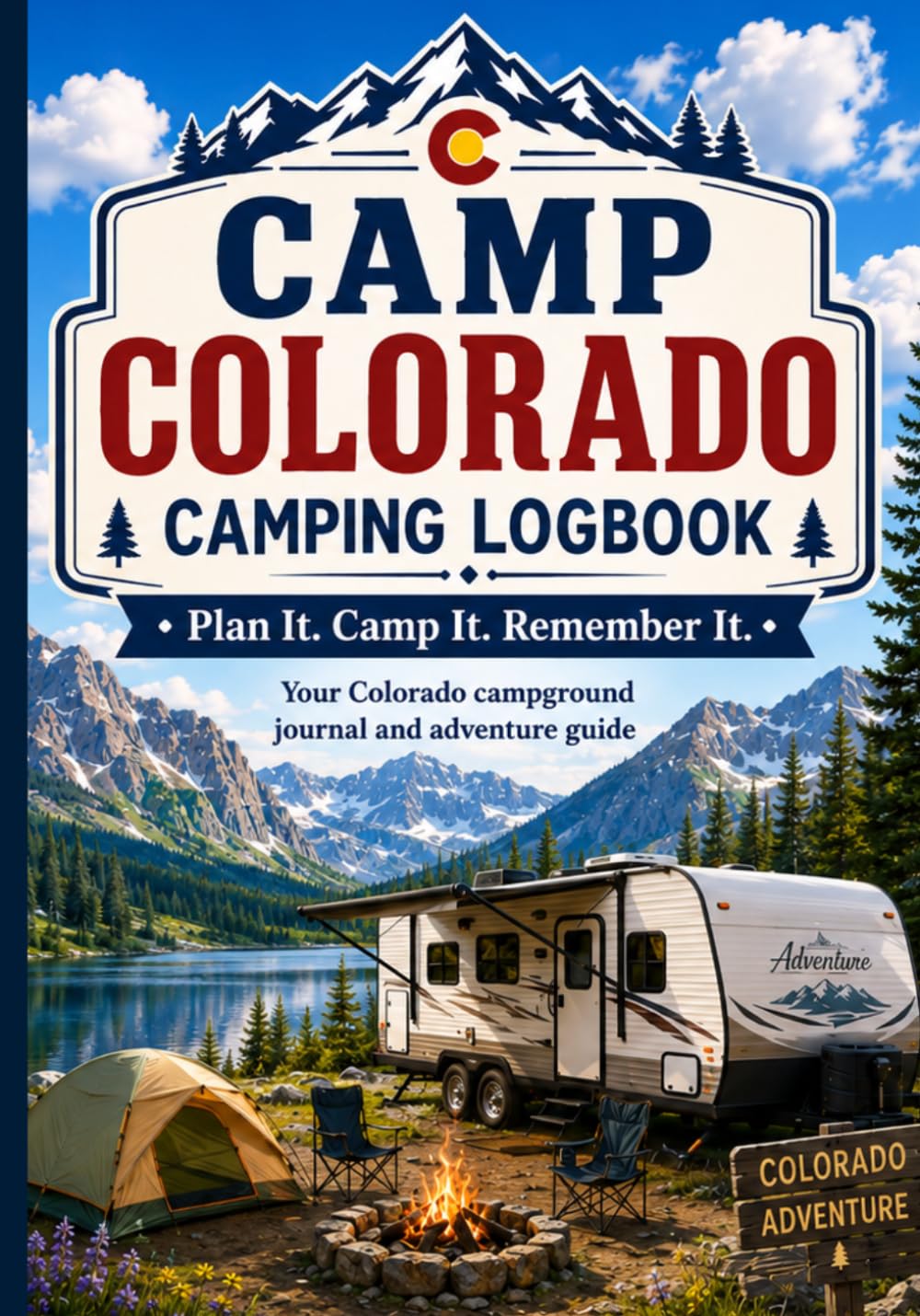 ler totalmente Camp Colorado Camping Logbook: A Colorado Camping Book to Plan Trips, Record Campgrounds, Rate Campsites, and Remember Every Adventure