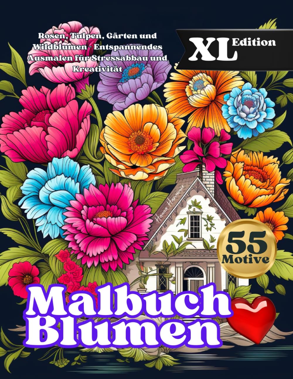ler totalmente Verzauberte Zuflucht Blumen: Perfektes Geschenk für Oma, Opa, Mama und Papa - Blumen Malbuch für Erwachsene: 50 große Motive von Rosen, Tulpen, Gärten... Stressabbau und Kreativität (German Edition)