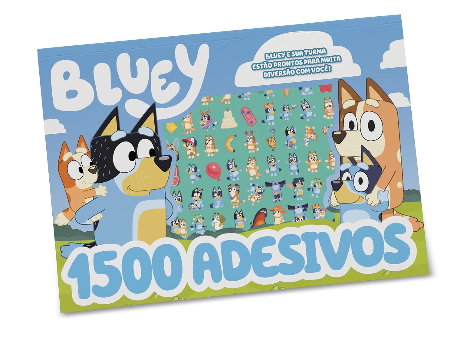 Bluey Prancheta para Colorir com 1500 Adesivos baixar livro de graça