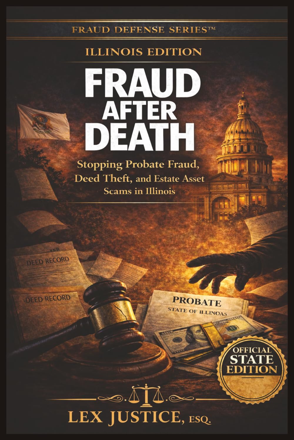 FRAUD AFTER DEATH™ — ILLINOIS EDITION: Stopping Probate Fraud, Deed Theft, and Estate Asset Scams in Illinois, FRAUD DEFENSE SERIESTM, OFFICIAL STATE EDITION (Fraud Defense System™) baixar o livro de graça