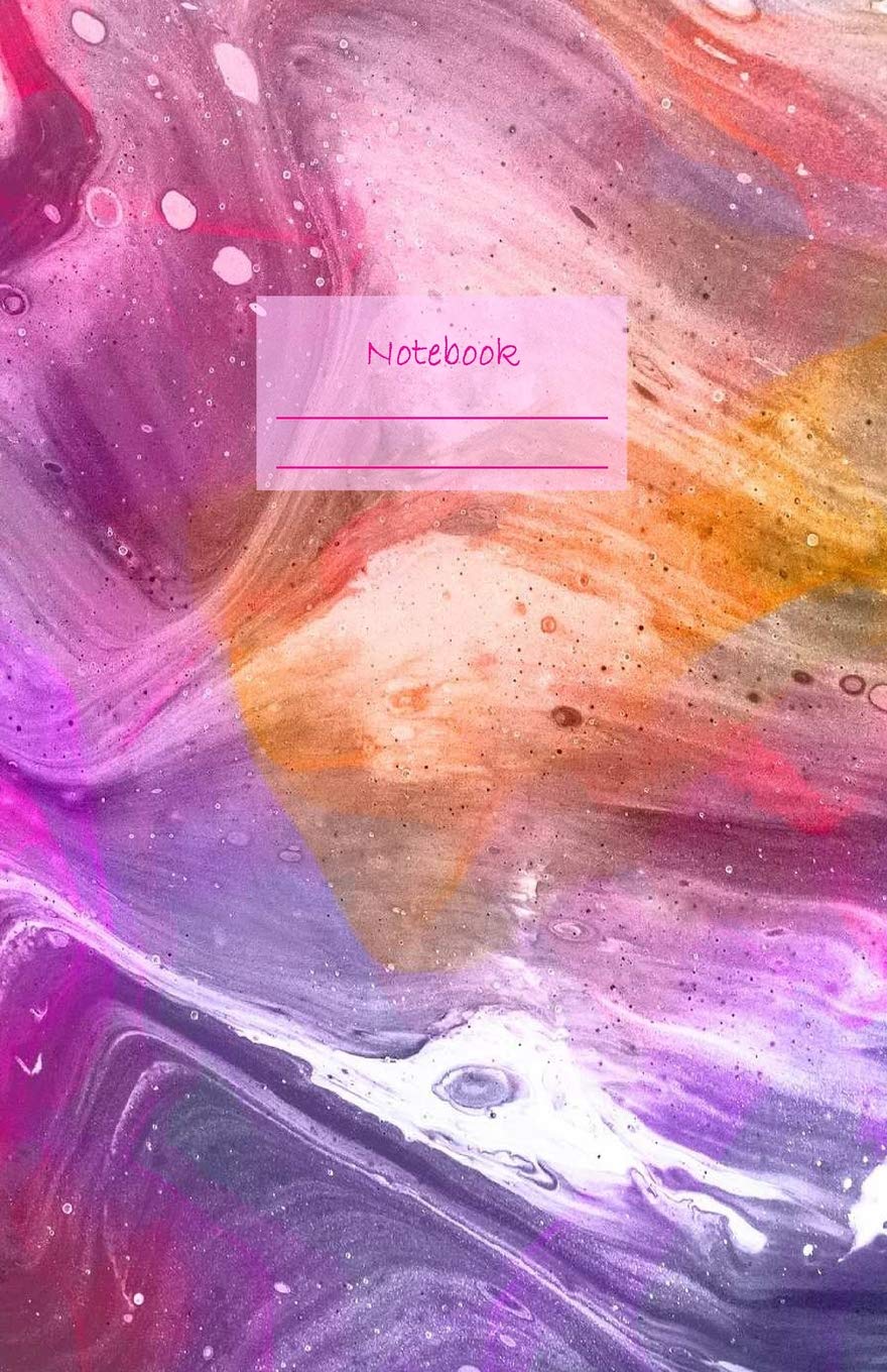 Notebook: Dotted grid Journal. Bullet Diary. Ideal for Notes, Memories, Journaling, Creative planning and Calligraphy practice. 120 Pages. Soft matte... (Abstract art pink orange purple cover). baixar o livro de graça
