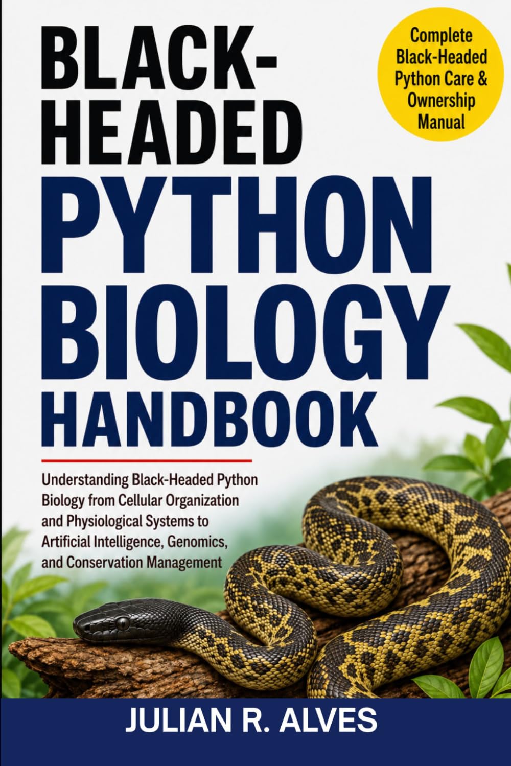 BLACK-HEADED PYTHON BIOLOGY HANDBOOK: Understanding Black-Headed Python Biology from Cellular Organization and Physiological Systems to Artificial Intelligence, Genomics, and Conservation Management baixar livro de graça