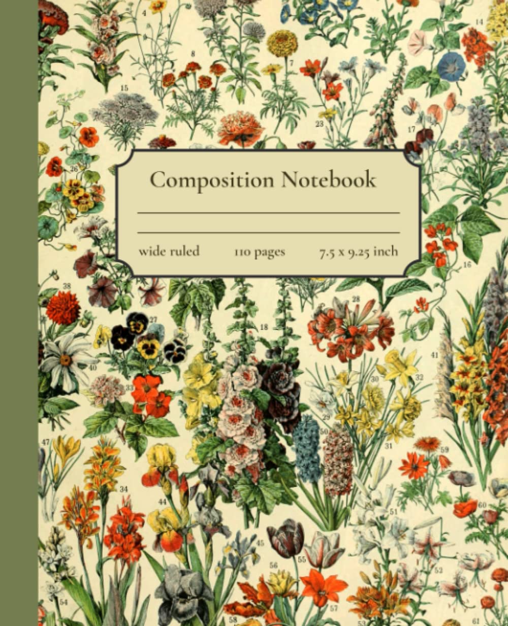 Vintage Composition Book Botanical: Boho Aesthetic Composition Notebook | Premium Vintage Notebook For Garden & Nature Lovers | Wide Lined baixar livro de graça