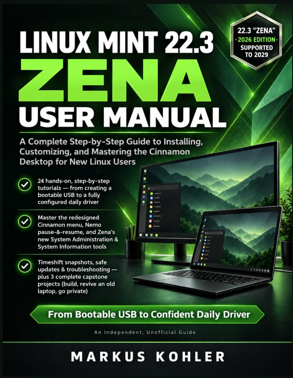 Linux Mint 22.3 Zena User Manual: A Complete Step-by-Step Guide to Installing, Customizing, and Mastering the Cinnamon Desktop for New Linux Users baixar o livro de graça