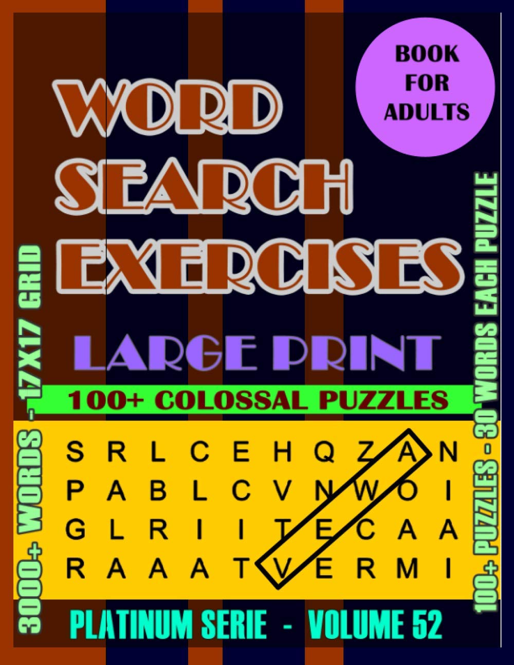 ler totalmente Word Search Excercises: More Games, For Adults, Large Letter High Definition Select Words (Platinum Serie)