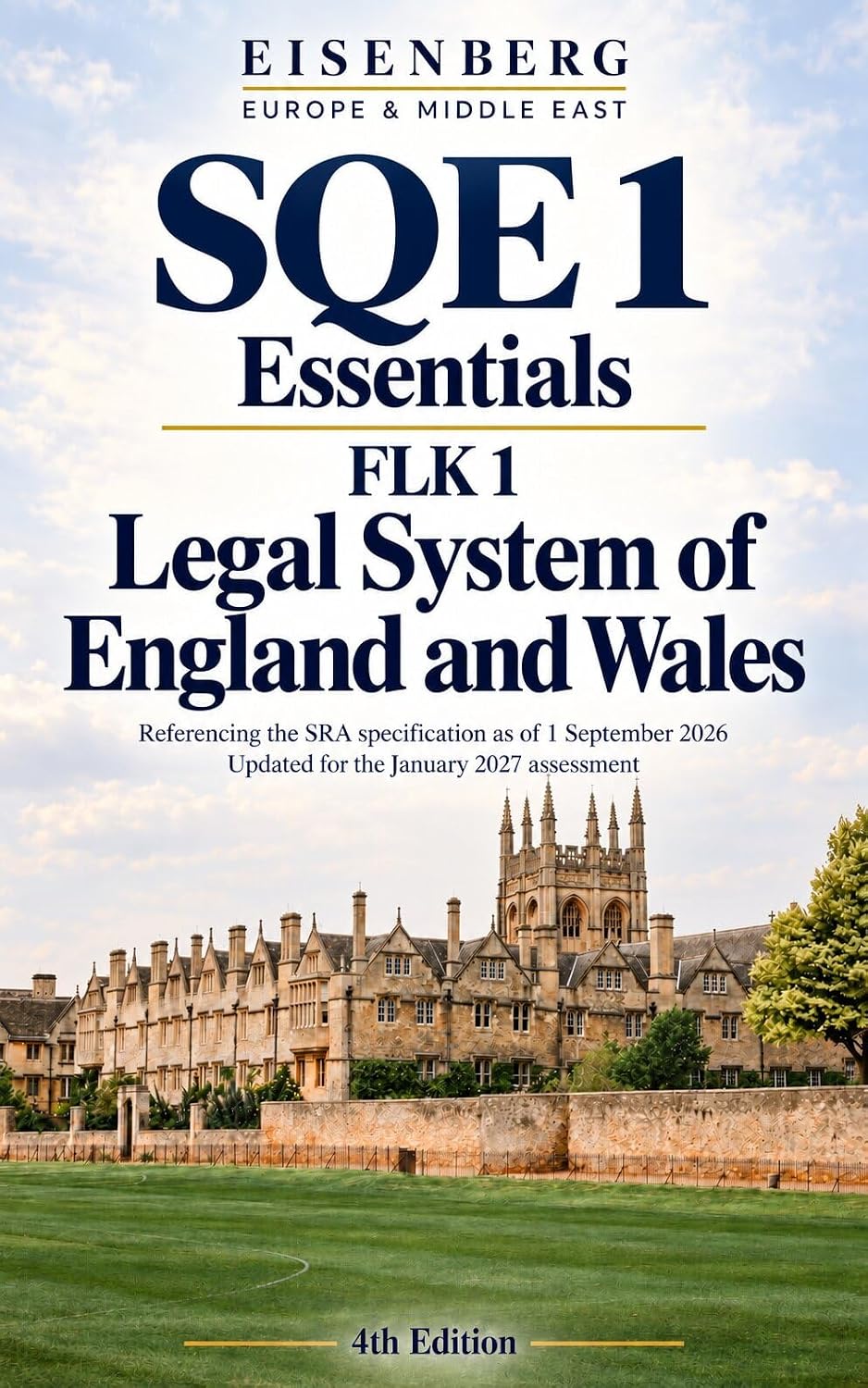 SQE1 Essentials: Legal System of England and Wales: FLK1 | For the SQE1 January 2027 Sitting — Law as at 11 September 2026 | 4th Edition (English Edition) baixar livro de graça