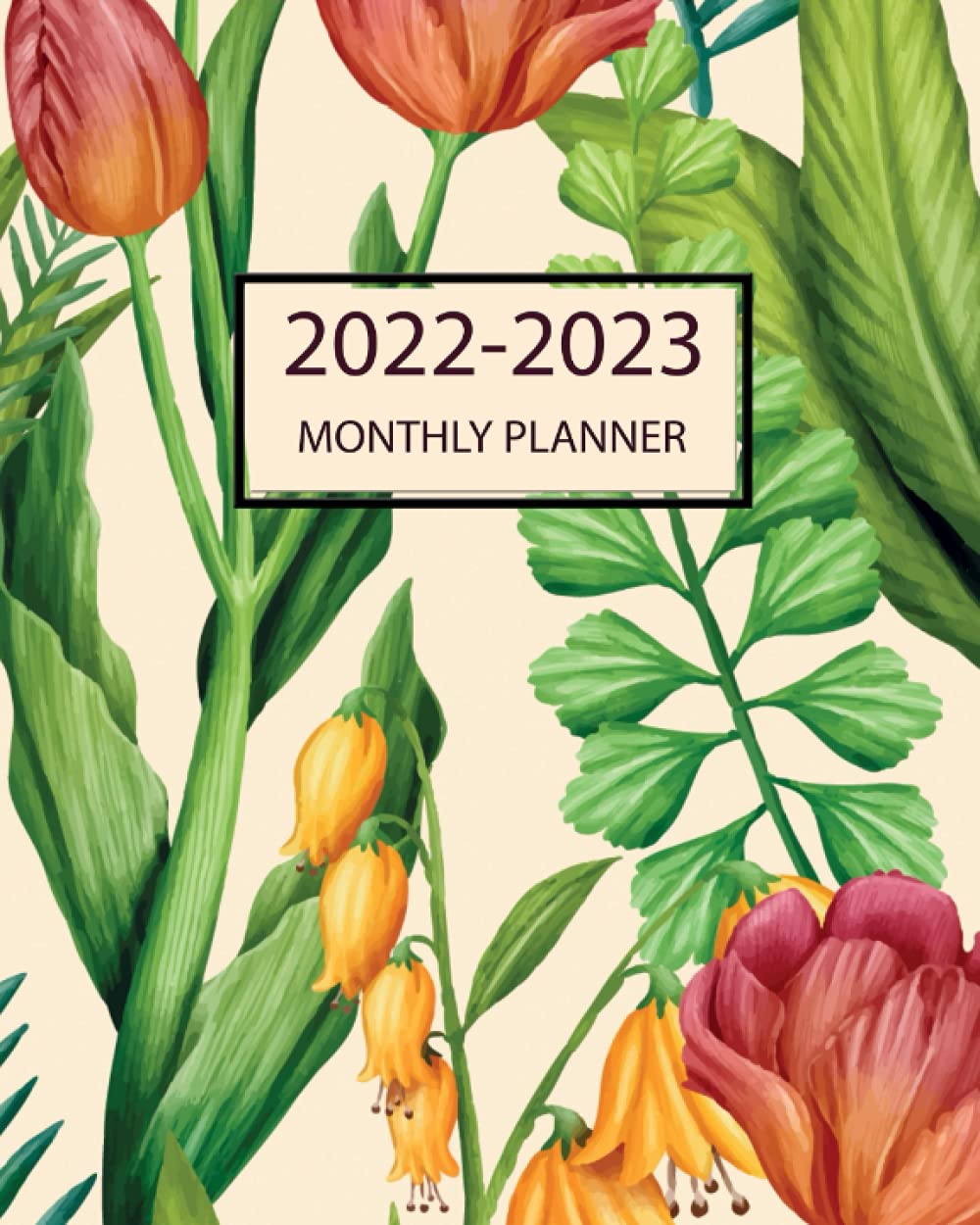 capítulo por capítulo baixar 2022-2023 Monthly Planner: January 2022 to December 2023 -2 Year Monthly Organizer and Planner (Floral Design Cover)