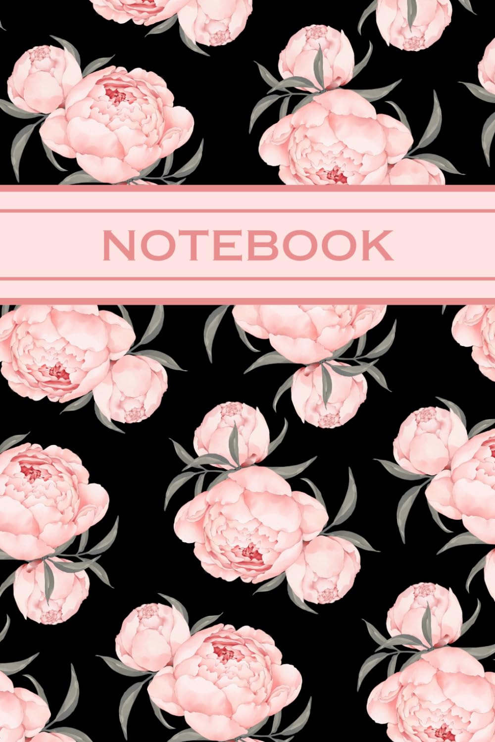 capítulo por capítulo baixar Black Journal With Light Pink Flowers For Home, School, College, Work: Notebook