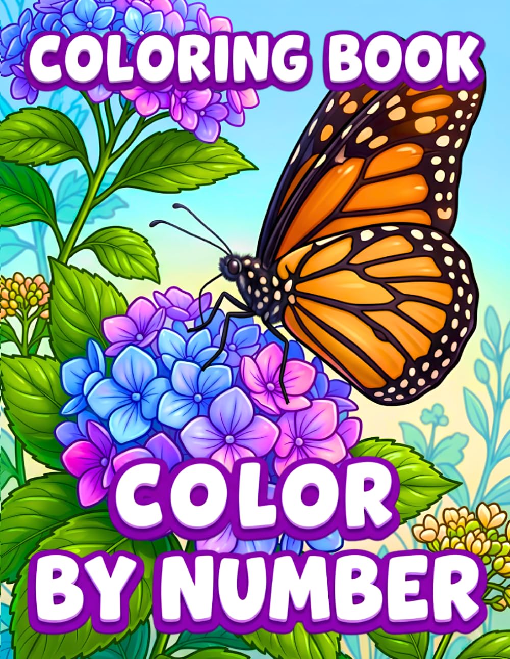 Color by Number Coloring Book: Large Print Color by Number Book with Simple Mandalas, Flowers, Wildlife and Decorative Patterns baixar o livro de graça