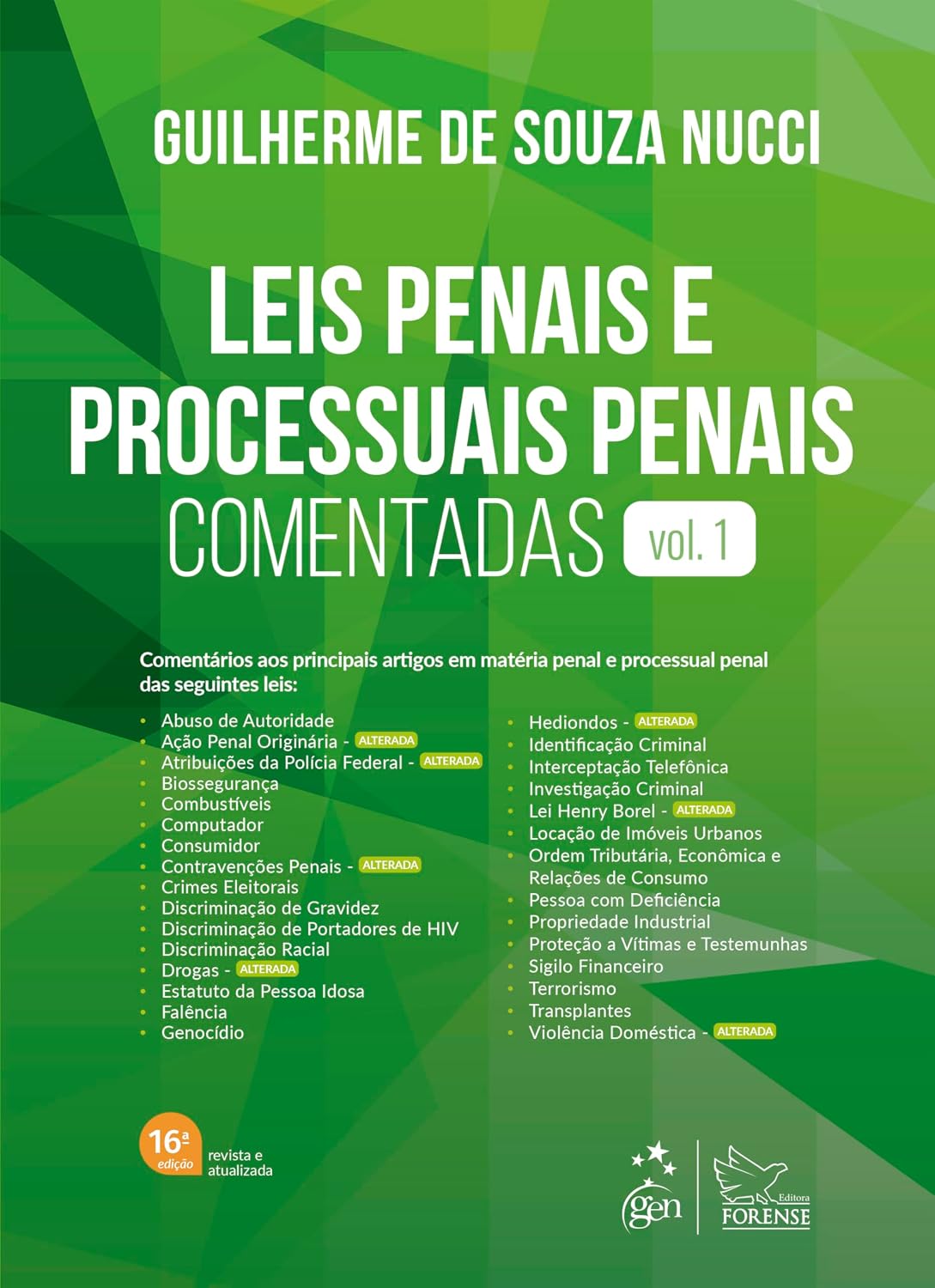 capítulo por capítulo baixar Leis Penais e Processuais Penais Comentadas - Vol.1 - 16ª Edição 2025