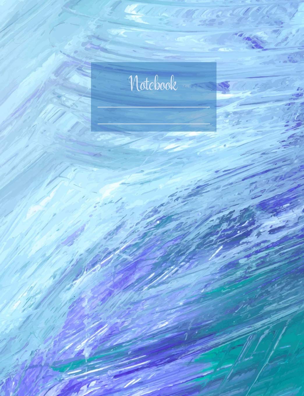 ler totalmente Notebook: Composition Notebook. College Ruled with Soft Matte Cover. 120 Pages. Perfect for School Notes, Ideal as a Journal or a Diary. 9.69 X 7.44.... (Abstract Blue Cyan Azure Watercolor Cover).
