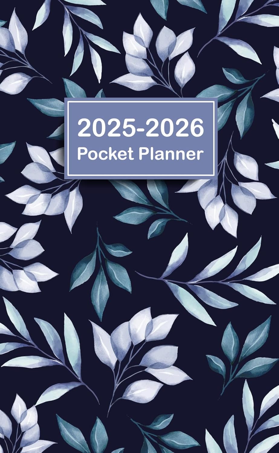 2025-2026 Pocket Planner: A6 Two Year monthly Organizer From January 2025 to December 2026 For Purse, Leaves Cover baixar livro de graça