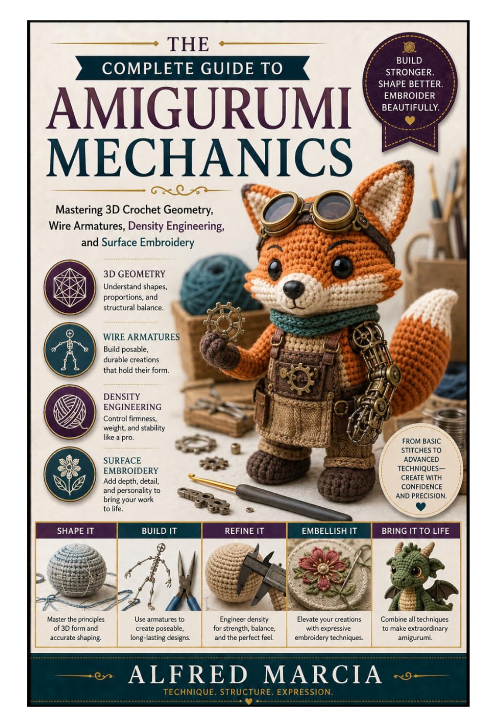 capítulo por capítulo baixar The Complete Guide to Amigurumi Mechanics: Mastering 3D Crochet Geometry, Wire Armatures, Density Engineering, and Surface Embroidery