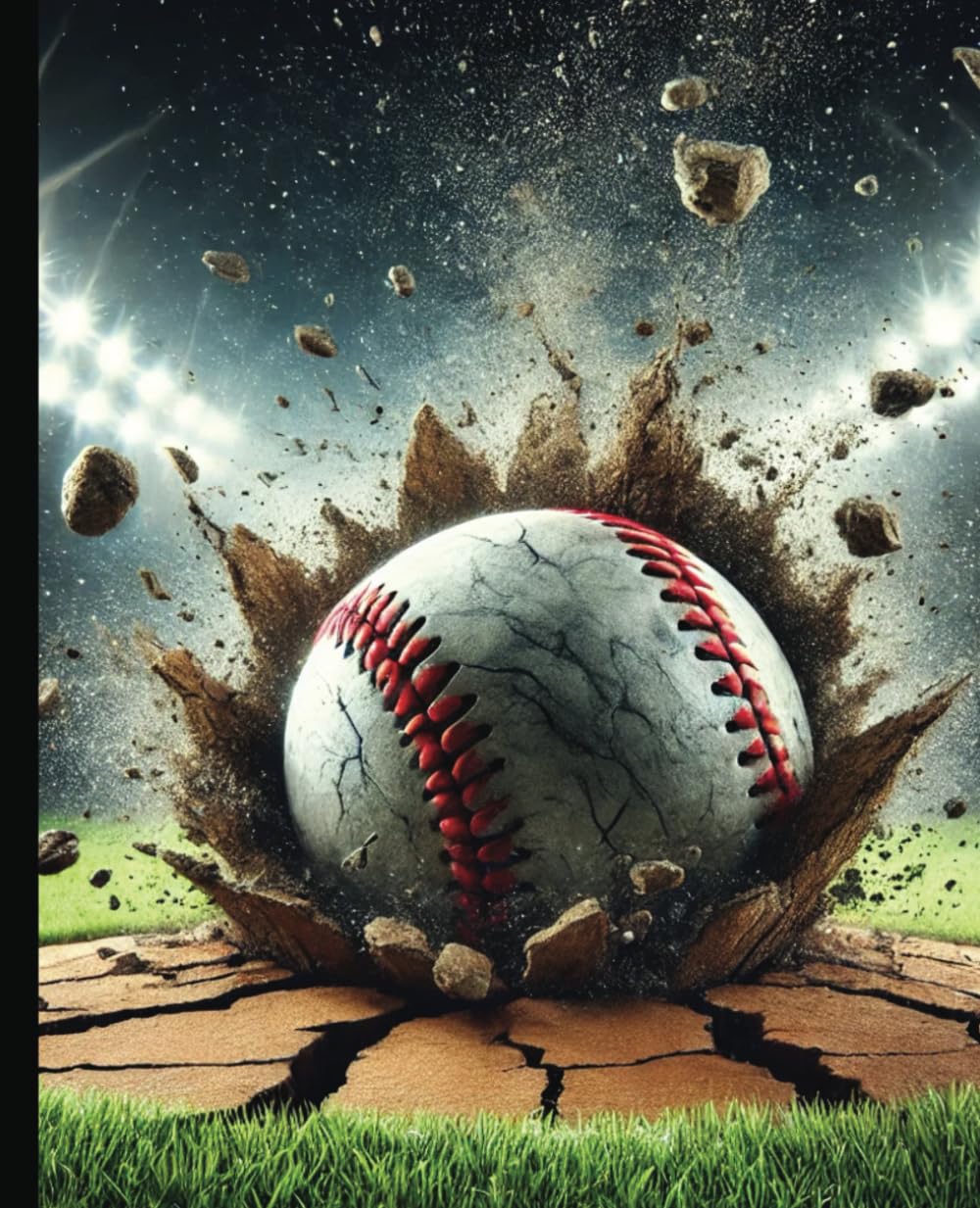 Composition notebook: Cool Baseball | Wide Ruled Notebook | Composition notebook wide ruled, 7.5 x 9.25, 120 Pages, For kids, teens, and adults baixar livro de graça