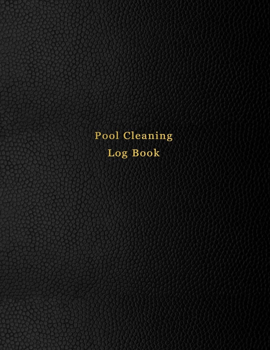 Pool Cleaning Log Book: Swimming pool client chemical maintenance and repair journal for business owners and employers Black leather print design baixar livro de graça
