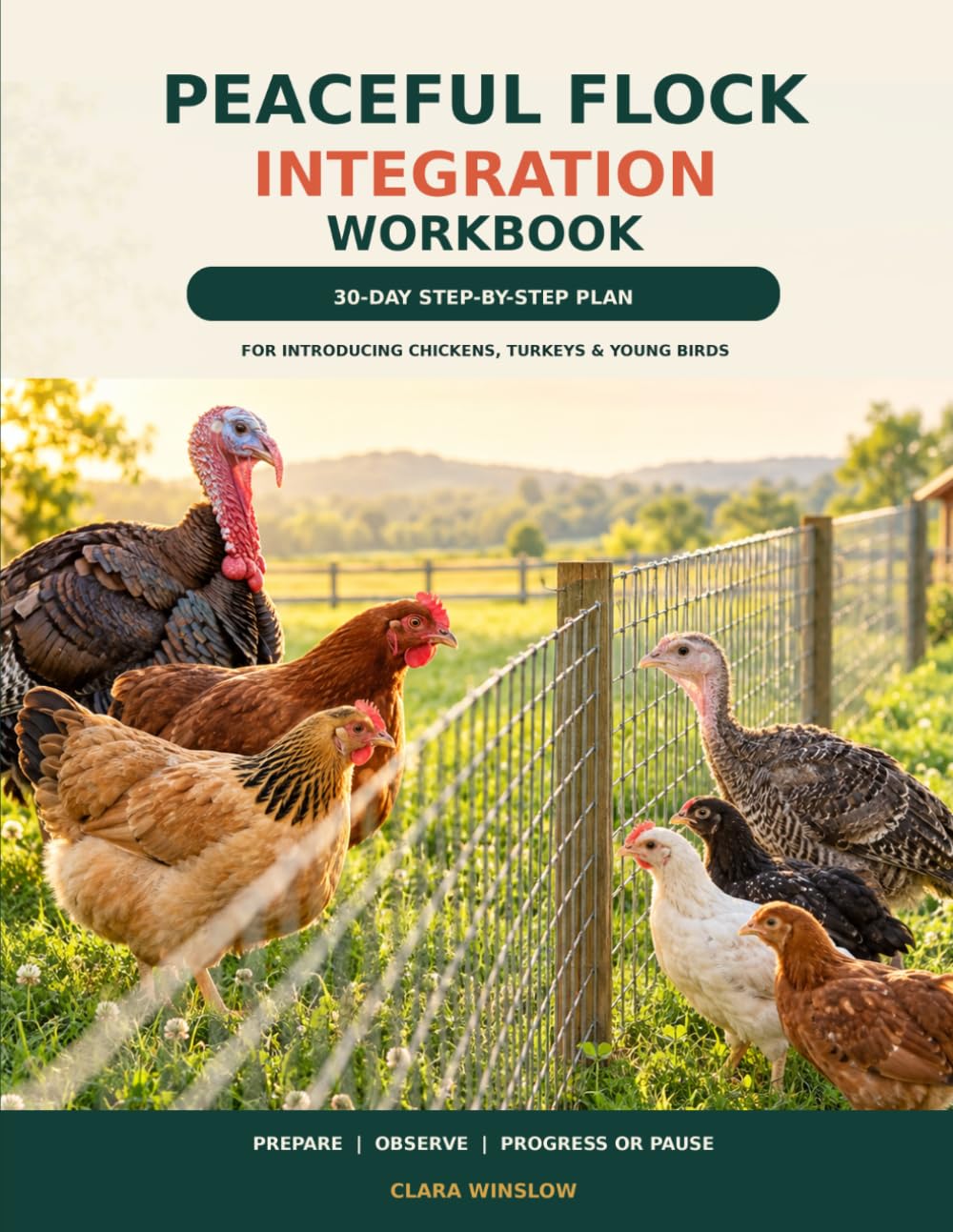 ler totalmente Peaceful Flock Integration Workbook: A 30-Day Step-by-Step Planner for Introducing Chickens, Turkeys and Young Birds