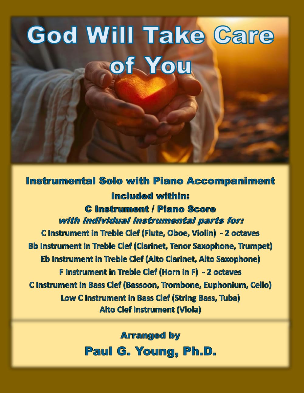 capítulo por capítulo baixar God Will Take Care of You: Instrumental Solo with Piano Accompaniment (Instrumental Solo with Piano Accompaniment Collection)