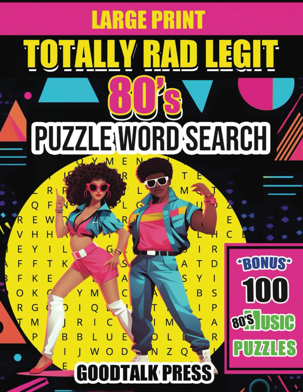 ler totalmente Totally Rad Legit 80's Puzzle Word Search Large Print: Puzzle Book for Seniors | Adults | Visually Impaired | Nostalgic Memories for Stress Relief and Fun