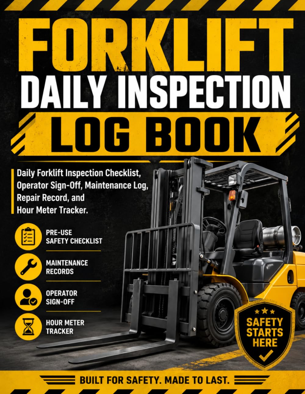 capítulo por capítulo baixar Forklift Daily Inspection Log Book: Daily Forklift Inspection Checklist, Operator Sign-Off, Maintenance Log, Repair Record, and Hour Meter Tracker