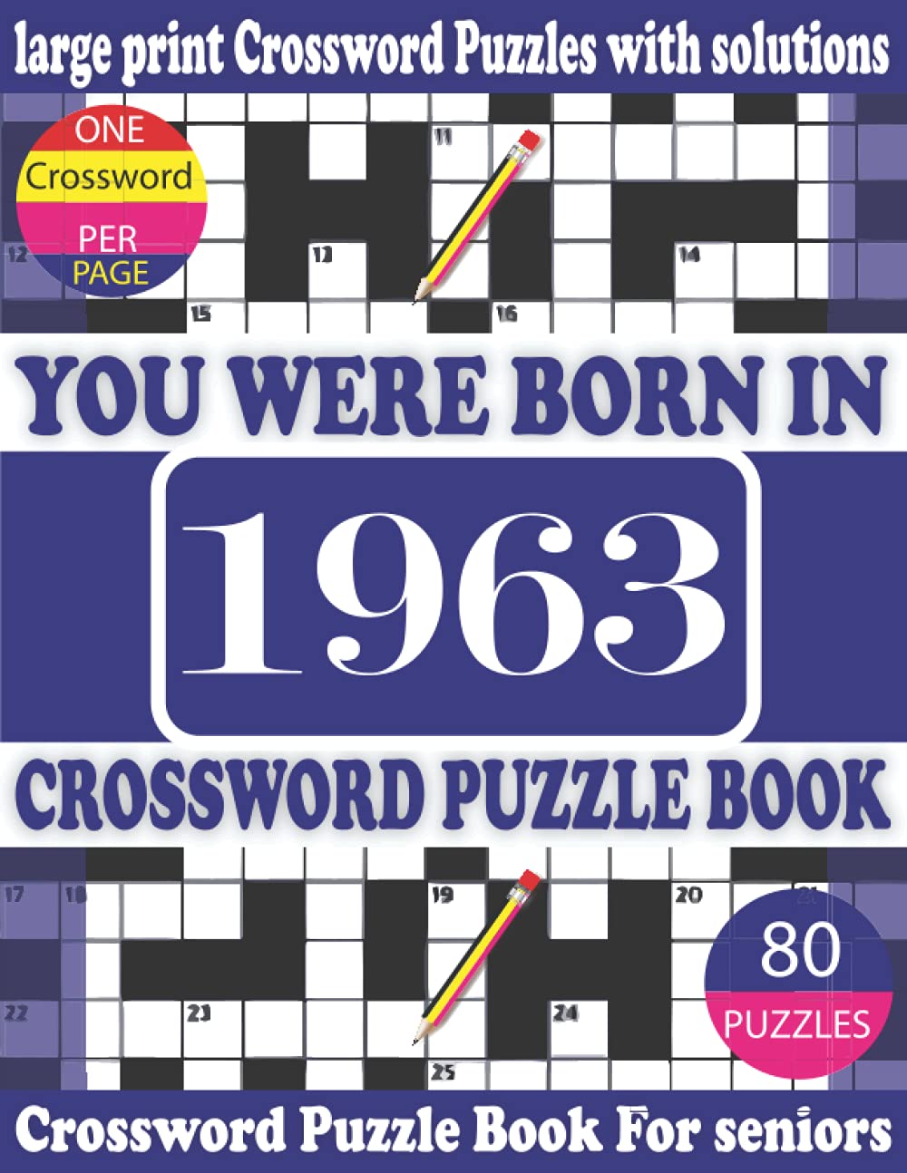 capítulo por capítulo baixar You Were Born in 1963: Crossword Puzzle Book: Crossword Games for Puzzle Fans & Exciting Crossword Puzzle Book for Adults With Solution